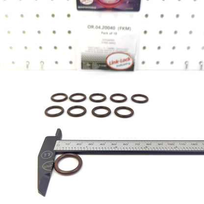 LINK-LOCK 10個 OR.04.20040 FKMバイトン 15.5×3 汎用Oリングキット 31929-3A850（ヒュンダイ用）