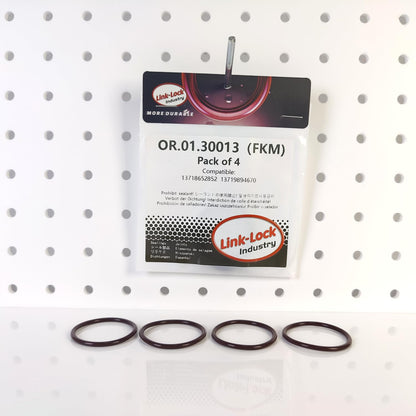 LINK-LOCK 4PCS FKMバイトン OR.01.30013 エンジンインテークパイプ Oリング 13718652852 13719894670 BMW B58 B47 B57用