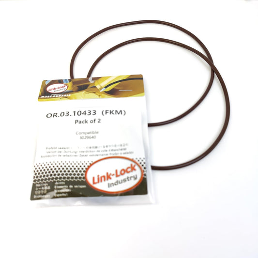 LINK-LOCK 2PCS OR.03.10433 FKM Viton 140.2×3.55 Sealing Universal O-ring Kit 3029640 For CUMMINS