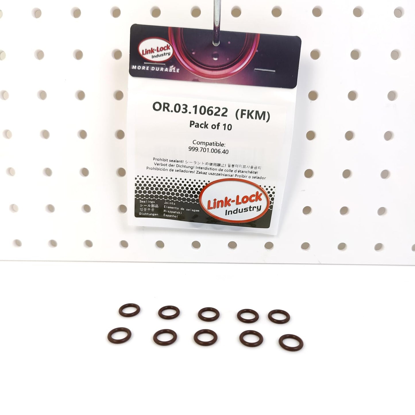 LINK-LOCK 10PCS OR.03.10622 FKM Viton Sealing O-Ring Kit of Engine Casing 999.701.006.40 For PORSCHE