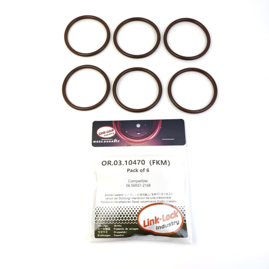LINK-LOCK 6PCS OR.03.10470 FKM Viton 48×4 Sealing Universal O-ring Kit 06.56937-2168 For MAN