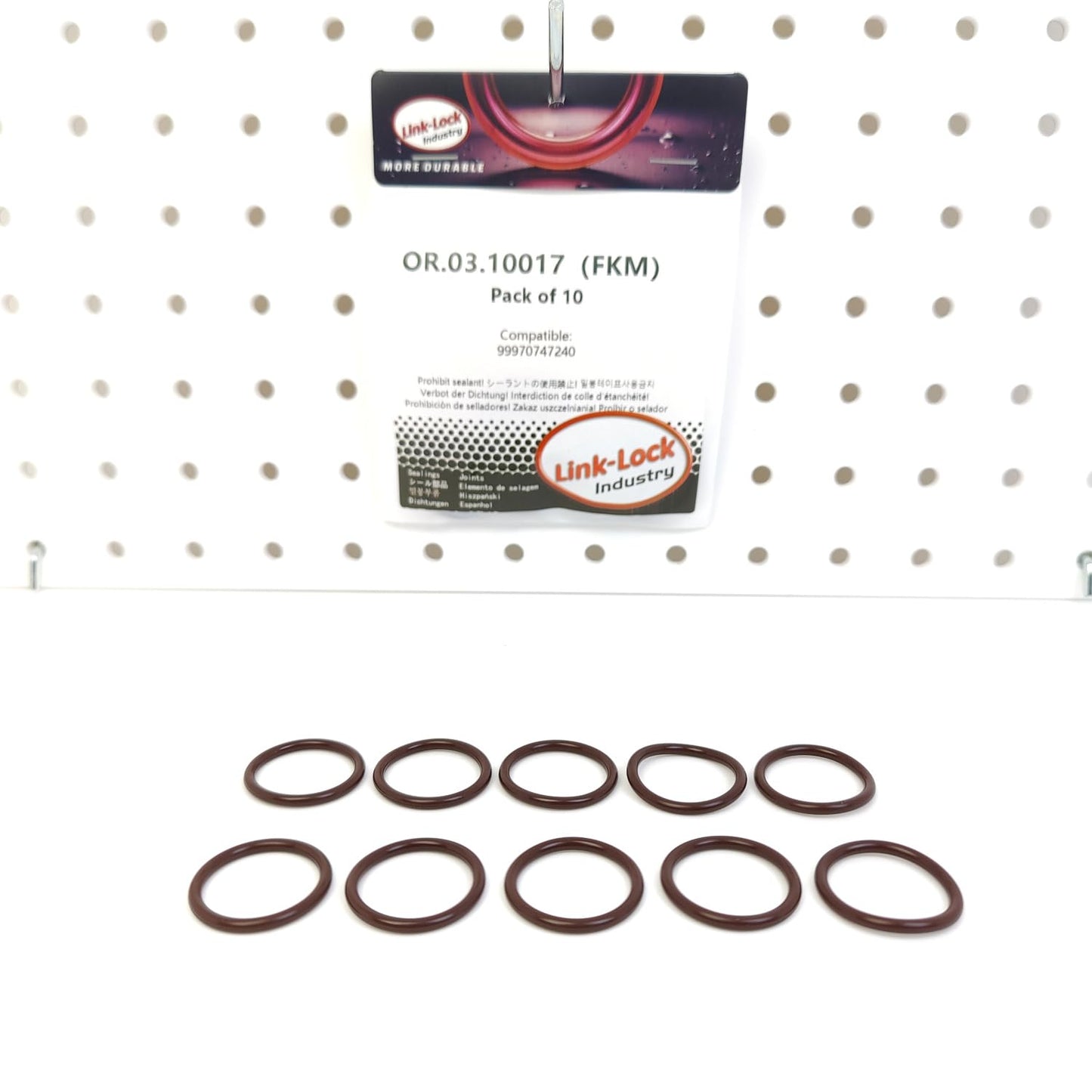 LINK-LOCK 10PCS OR.03.10017 FKM Viton Sealing O-Ring Kit Of Injection valve And Engine oil pipeline 99970747240 For PORSCHE M97 911 997 MA1.77 MDG.GA