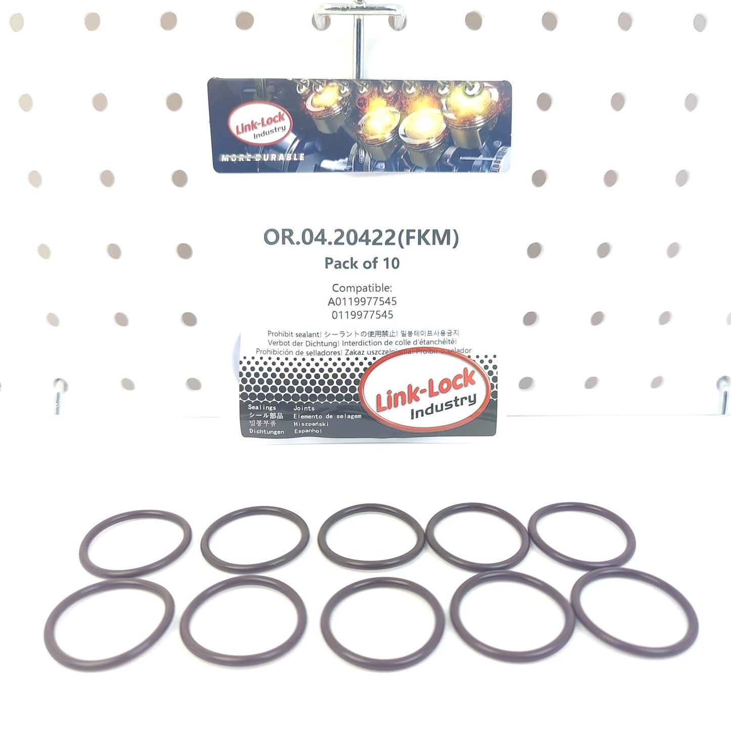 LINK-LOCK 10PCS OR.04.20422 FKM Viton 26×2.5 Sealing Universal O-Ring Kit A0119977545 0119977545 for MERCEDES-BENZ