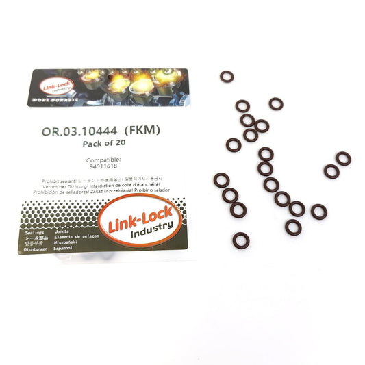 LINK-LOCK 20PCS OR.03.10444 FKM Viton Sealing O-ring Kit of Cold start fuel supply valve 94011618 For BUICK For CADILLAC For CHEVROLET