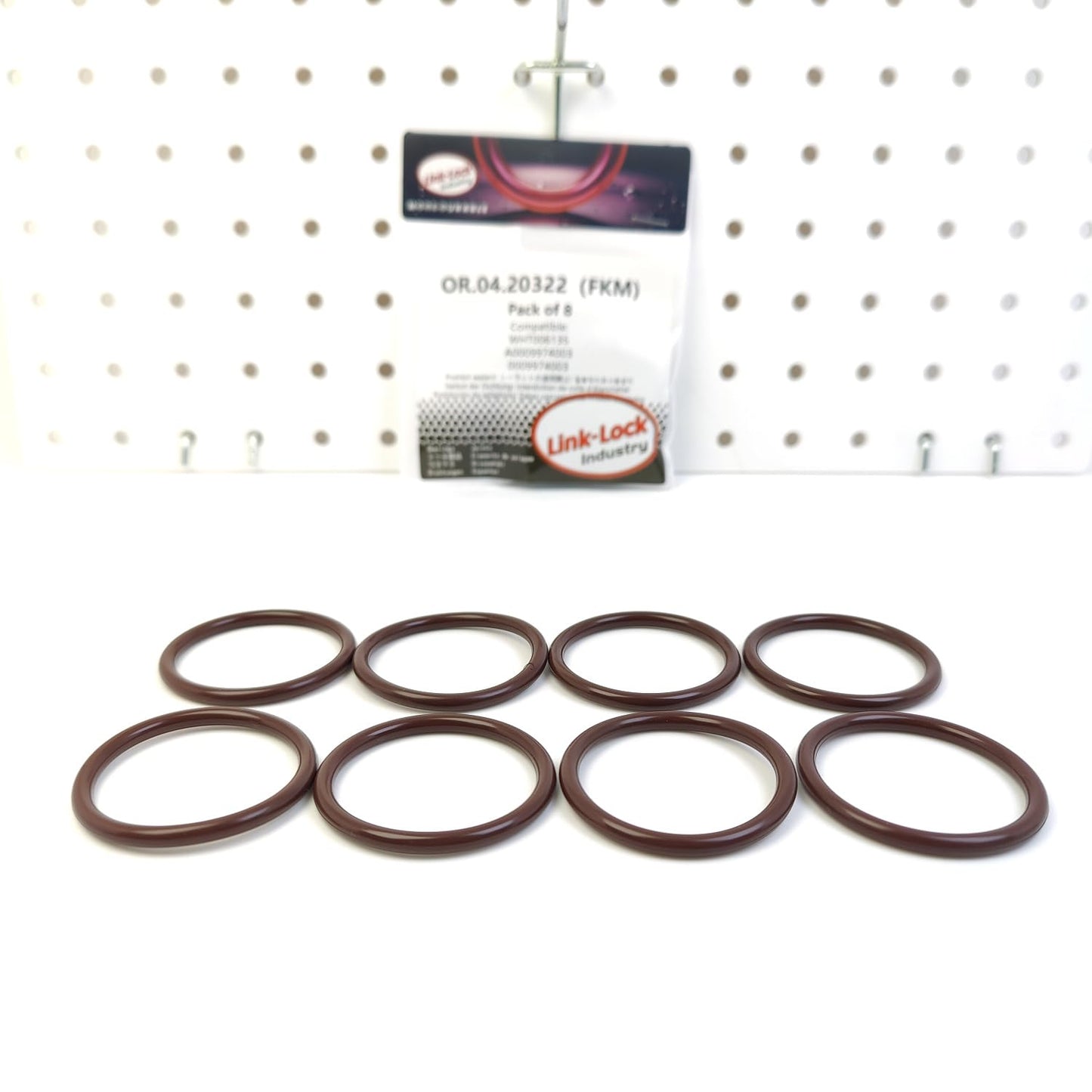 LINK-LOCK 8PCS OR.04.20322 FKM Viton Sealing O-Ring Kit of Charge Air Pipe WHT006135 A0009974003 0009974003 for AUDI for MERCEDES-BENZ