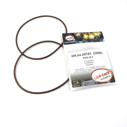LINK-LOCK 2PCS OR.04.20161 FKM Viton Sealing O-Ring Kit of Air Compressor 7420460467 20460467 for RENAULT for TRUCKS for VOLVO for PENTA
