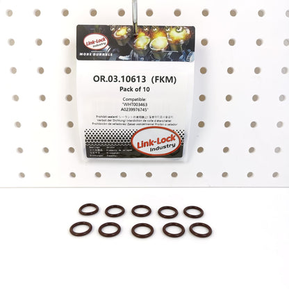 LINK-LOCK 10PCS OR.03.10613 FKM Viton Sealing O-Ring Kit of Dipstick WHT003463 A0239976745 For MERCEDES-BENZ For AUDI For VW