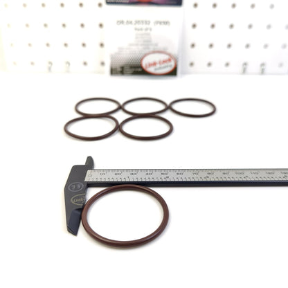 LINK-LOCK 6PCS OR.04.20332 FKM Viton Sealing O-Ring Kit of Thermostat WHT007713 11537584829 5264599 A0009976109 for AUDI for BMW for FORD for MERCEDES-BENZ