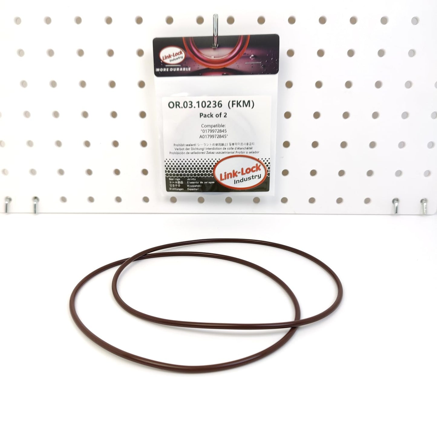 LINK-LOCK 2PCS OR.03.10236 FKM Viton Sealing O-Ring Kit of Air compressor 0179972845 A0179972845 For MERCEDES-BENZ-OM470 OM471 For FUSO (MITSUBISHI)-6R10 For DETROIT DIESEL-DD13 DD16