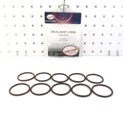 LINK-LOCK 10PCS OR.04.20201 FKM Viton Sealing O-Ring Kit of Camshaft 91311-58G-A01 for ACURA