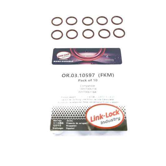 LINK-LOCK 10PCS OR.03.10597 FKM Viton Sealing O-Ring Kit of Cooler cooling WHT006114 WHT006114A For AUDI For VW