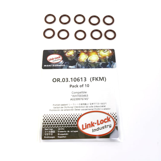 LINK-LOCK 10PCS OR.03.10613 FKM Viton Sealing O-Ring Kit of Dipstick WHT003463 A0239976745 For MERCEDES-BENZ For AUDI For VW