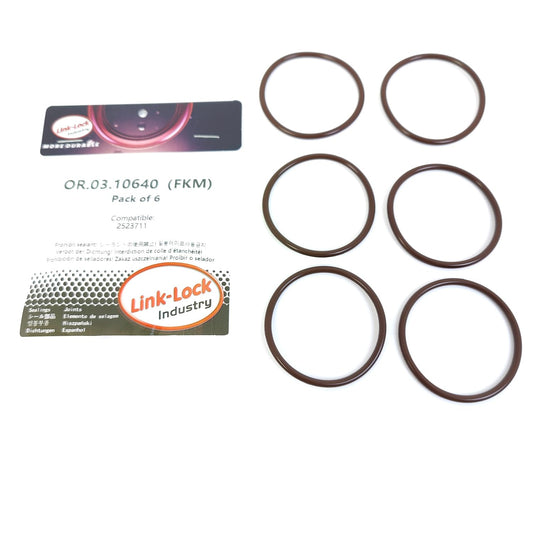 LINK-LOCK 6PCS OR.03.10640 FKM Viton 46.7×3 Sealing Universal O-Ring Kit 2523711 For SCANIA