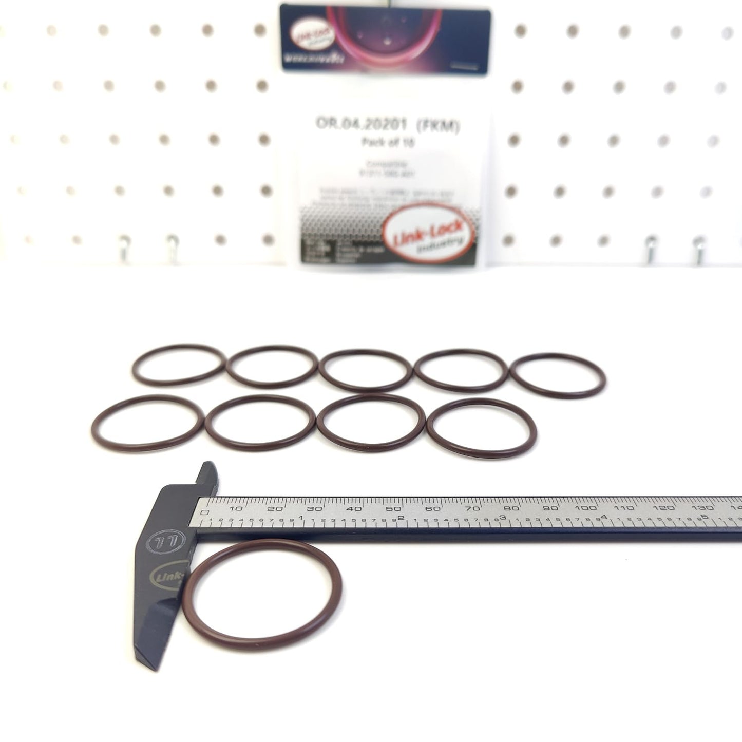 LINK-LOCK 10PCS OR.04.20201 FKM Viton Sealing O-Ring Kit of Camshaft 91311-58G-A01 for ACURA
