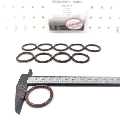 LINK-LOCK 10PCS OR.04.20013 FKM Viton Sealing O-Ring Kit of Radiator/Radiator Water Pipe 16258-0R010 16258-0R020 96761-35025 for LEXUS-2GR 4GR for TOYOTA-5GR