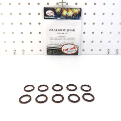 LINK-LOCK 10PCS OR.04.20259 FKM Viton ピックアップチューブ/オイルポンプ用Oリングキット 15066-AR020 15066-3TS3A 15066-3Z002 15066-6N203 96723-24013 8201604096 INFINITI NISSAN RENAULT TOYOTA用