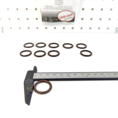 LINK-LOCK 10PCS OR.03.10525 FKM Viton Sealing O-Ring Kit of Cooling system conduit WHT004973 11531703848 11537830712 For AUDI For VW For BWM