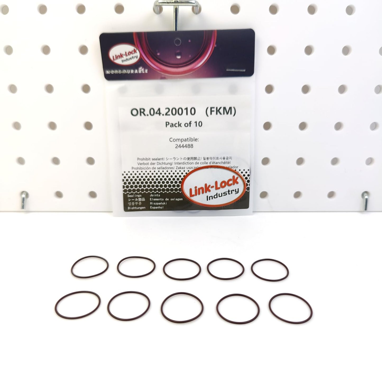 LINK-LOCK 10PCS OR.04.20010 FKM Viton Sealing O-Ring Kit of Oil Pump Sensor 244488 for LAND for ROVER