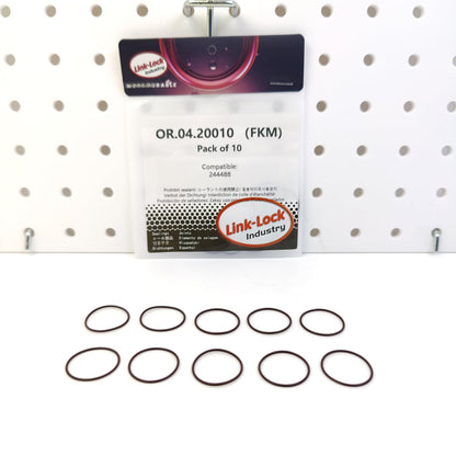 LINK-LOCK 10PCS OR.04.20010 FKM Viton Sealing O-Ring Kit of Oil Pump Sensor 244488 for LAND for ROVER