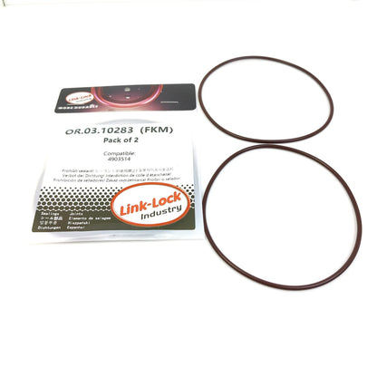 LINK-LOCK 2PCS OR.03.10283 FKM Viton Sealing O-Ring Kit of Fuel Pump 4903514 for CUMMINS-ISX-385ST ISX-435 ISX-460 ISX-425 for QSX15-560 for KAMAZ-ISX-530