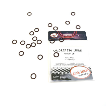 LINK-LOCK 10PCS OR.04.21534 FKM Viton Sealing O-Ring Kit of Turbocharger oil return pipe 07148846148 for BMW-B38 B48