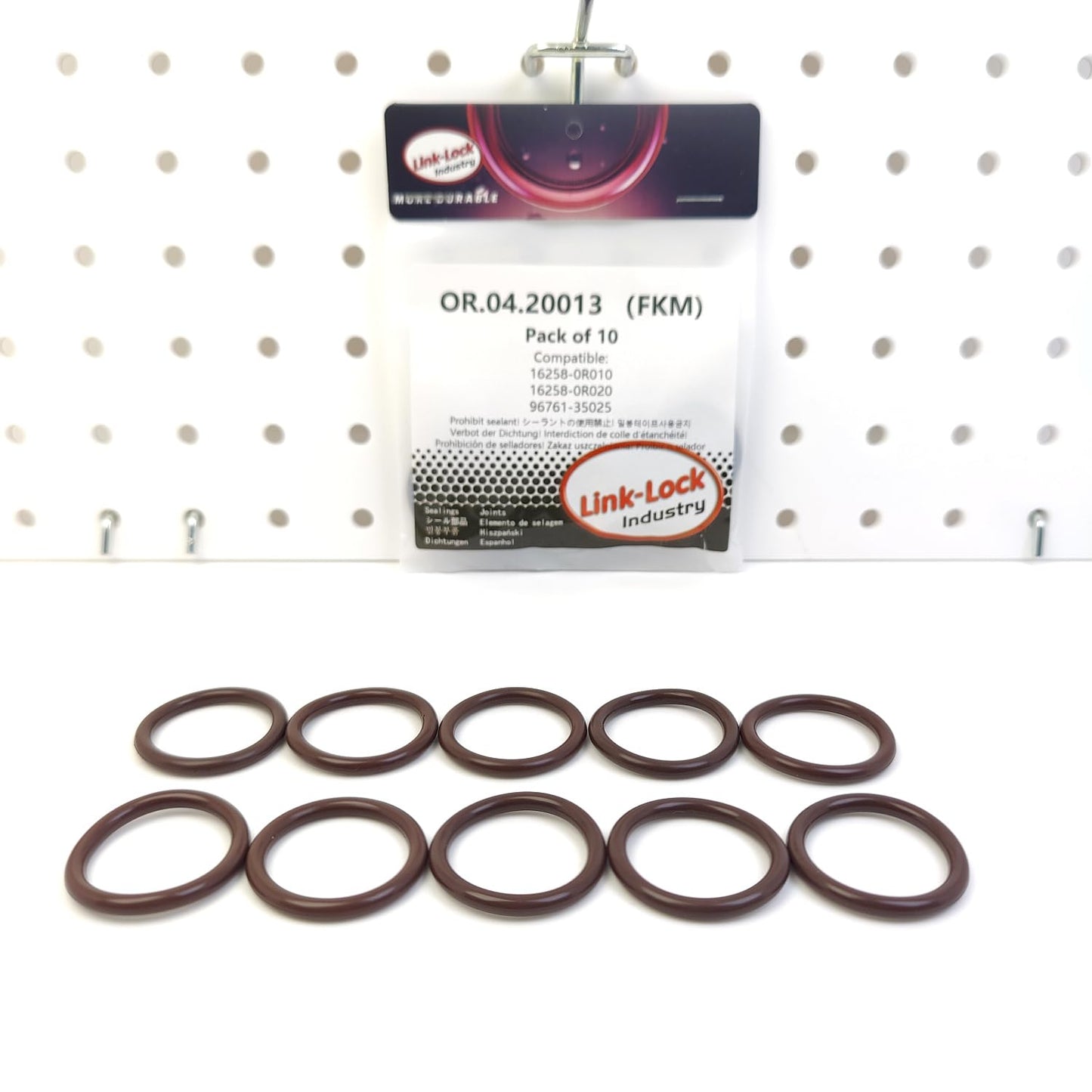 LINK-LOCK 10PCS OR.04.20013 FKM Viton Sealing O-Ring Kit of Radiator/Radiator Water Pipe 16258-0R010 16258-0R020 96761-35025 for LEXUS-2GR 4GR for TOYOTA-5GR