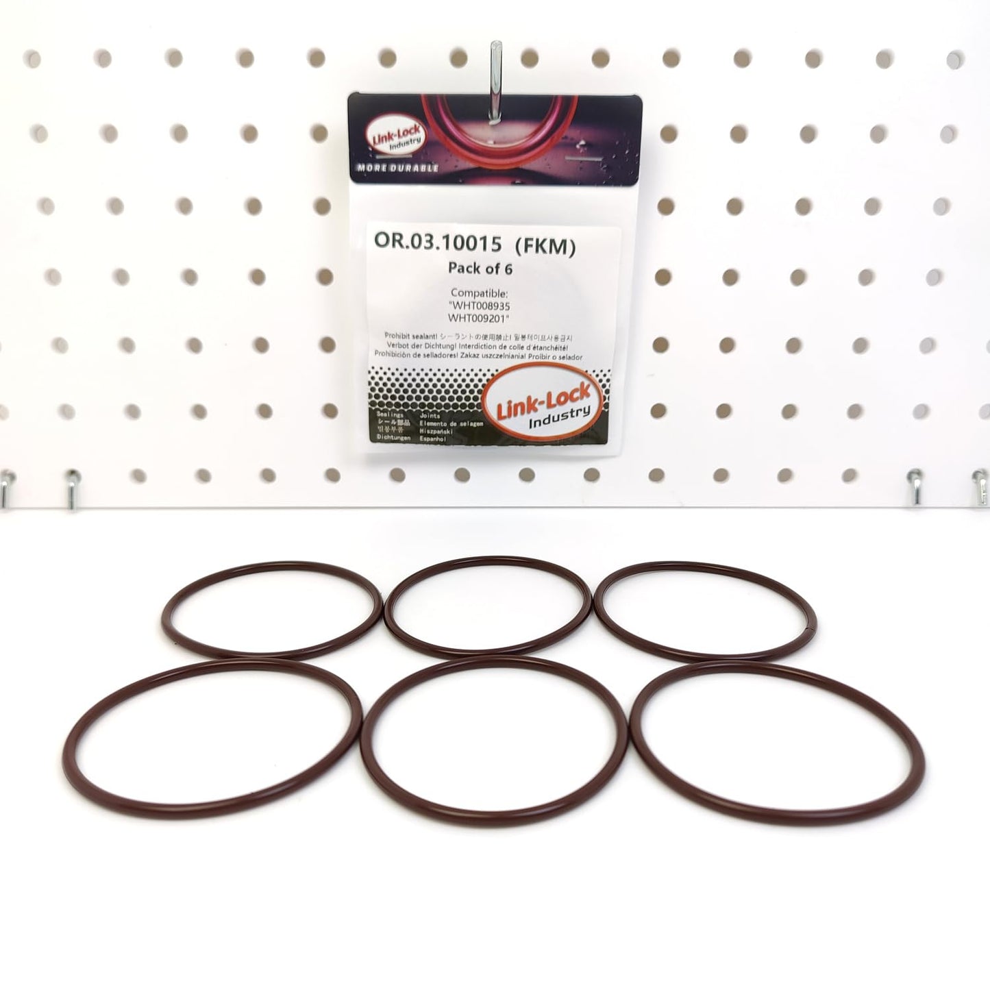 LINK-LOCK 6PCS OR.03.10015 FKM Viton Sealing O-Ring Kit Of Half shaft support WHT008935 WHT009201 For AUDI E-TRON Q8 E-TRON SUV