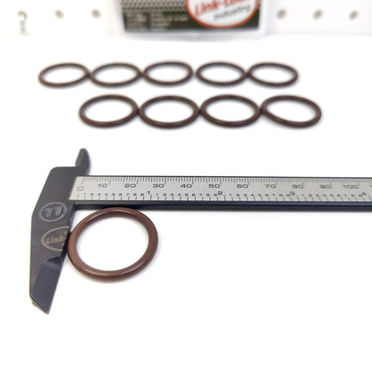 LINK-LOCK 10PCS OR.04.20065 FKM Viton Sealing O-Ring Kit of Engine Timing Cover 5650969 55353331 806924120 SU003-02186 for OPEL for SAAB for SUBARU for TOYOTA