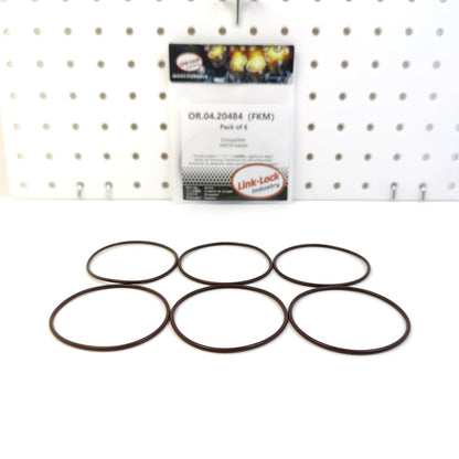 LINK-LOCK 6PCS OR.04.20484 FKM Viton Sealing O-Ring Kit of Turbocharger 99970754440 for PORSCHE-9PA