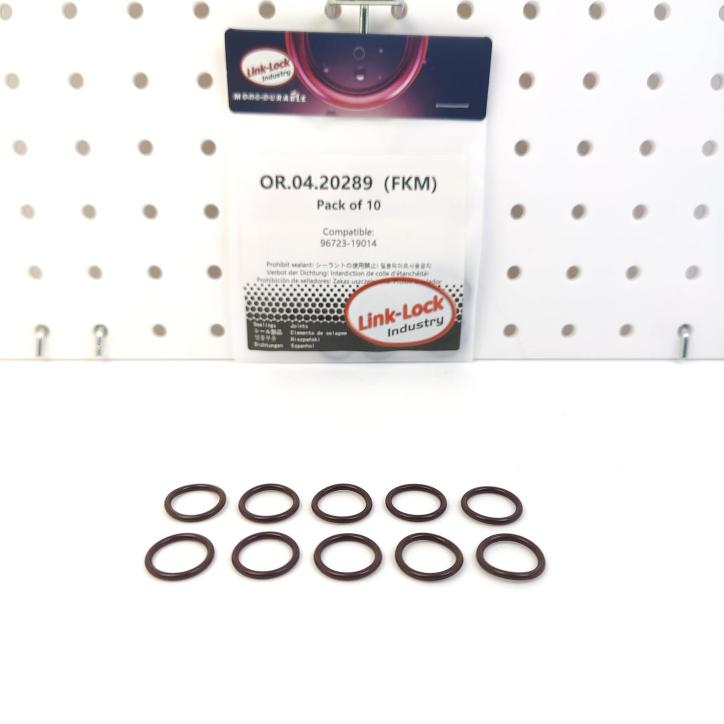 LINK-LOCK 10PCS OR.04.20289 FKM Viton Sealing O-Ring Kit of Timing Chain Tensioner 96723-19014 for TOYOTA