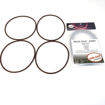 LINK-LOCK 4PCS OR.03.10181 FKM Viton Sealing O-Ring Kit of Wheel hub 23390381 3902089 17291280 For CHEVROLET-L87(376CUV8) L3B LM2 LZ0 LV3 For CADILLAC-LM2 L87 For GMC-LM2 L84 L87