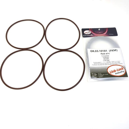 LINK-LOCK 4PCS OR.03.10181 FKMバイトンシーリングOリングキット ホイールハブ用 23390381 3902089 17291280 シボレー-L87(376CUV8) L3B LM2 LZ0 LV3用 キャデラック-LM2 L87用 GMC-LM2 L84 L87用