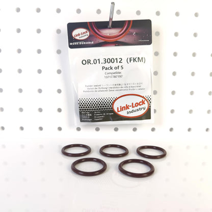 LINK-LOCK 5PCS FKM Viton OR.01.30012 Engine intake pipe O-RING 13717787197 for BMW N47 M47 N54 N57 M57