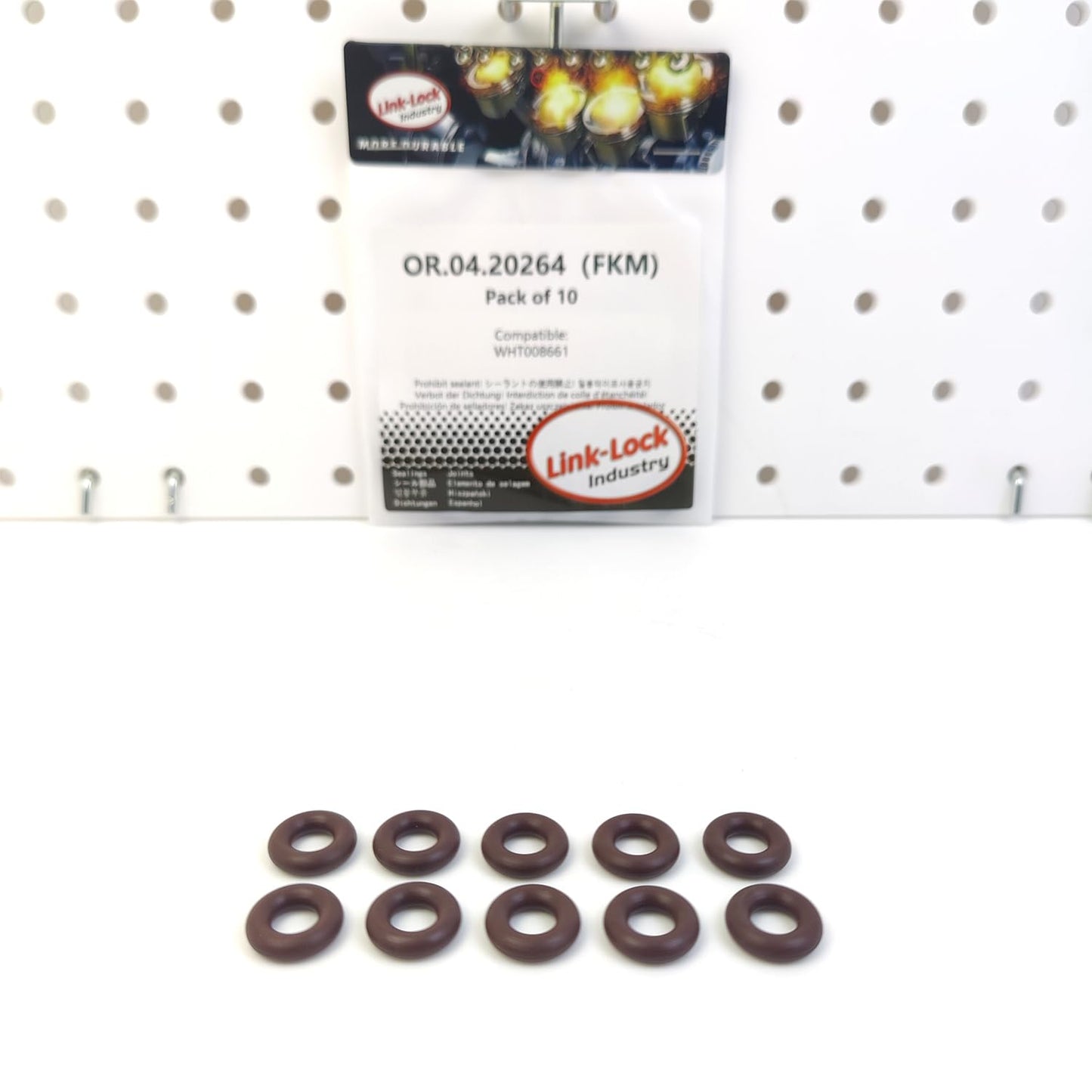 LINK-LOCK 10PCS OR.04.20264 FKM Viton Sealing O-Ring Kit of Injector WHT008661 for AUDI