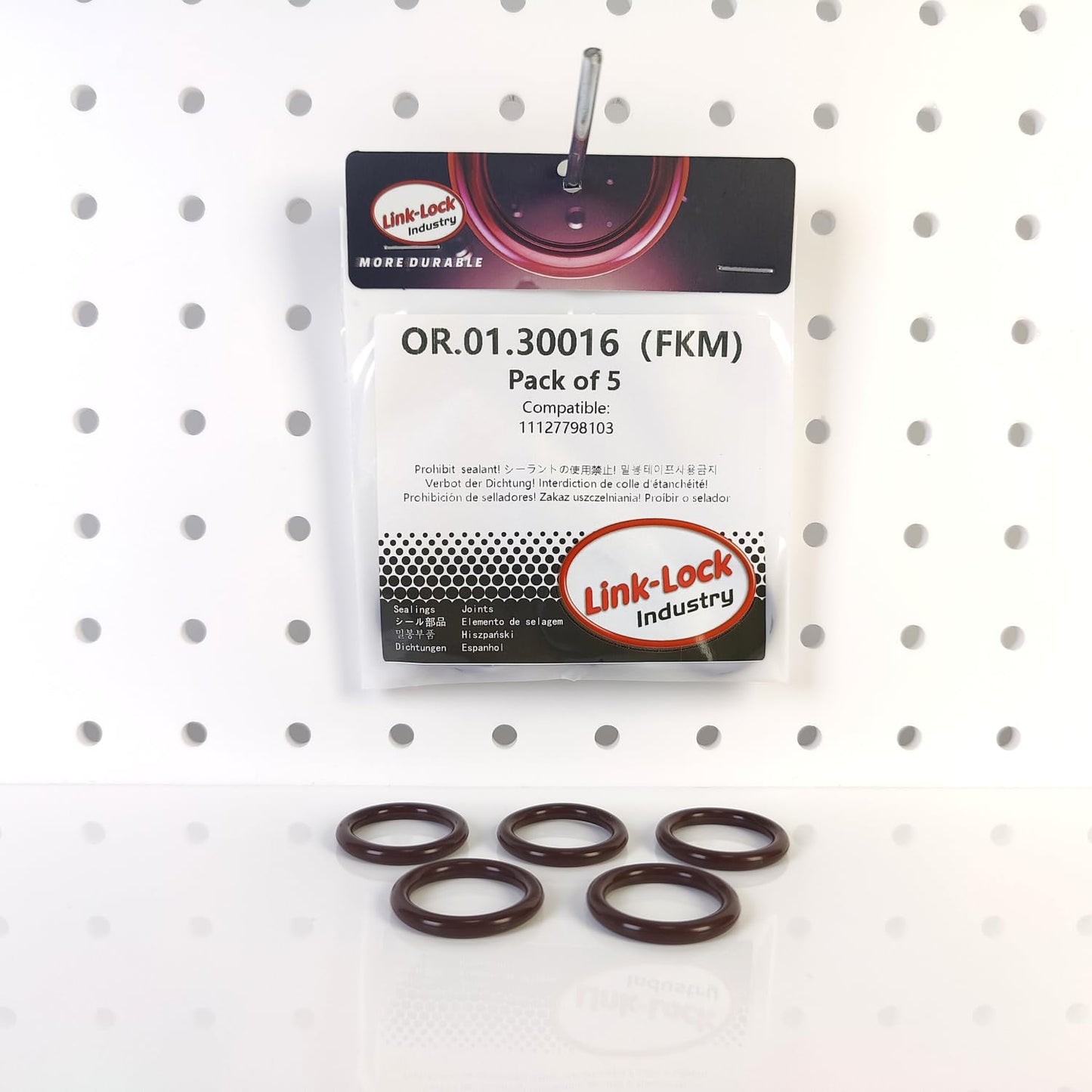 LINK-LOCK 5PCS OR.01.30016 FKM Viton O-RING of Engine intake pipe O-RING 11127798103 for BMW E60 M57