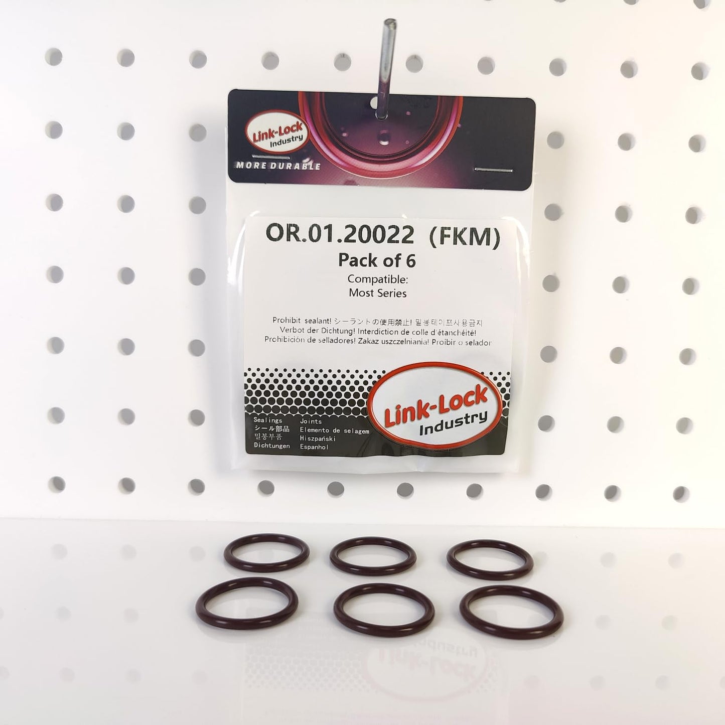 LINK-LOCK 6PCS FKM Viton OR.01.20022 Engine coolant pipe / Water hose O-Ring for BMW MOST