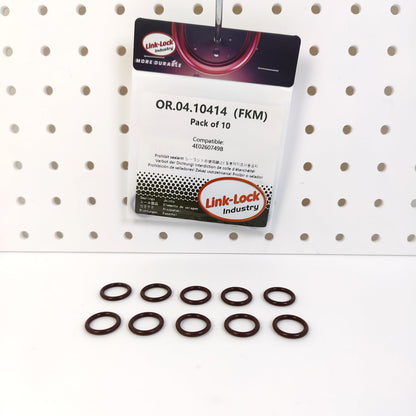 LINK-LOCK 10PCS OR.04.10414 FKM Viton Sealing O-Ring Kit of Air Condition Pipe 4E0260749B For AUDI For VW