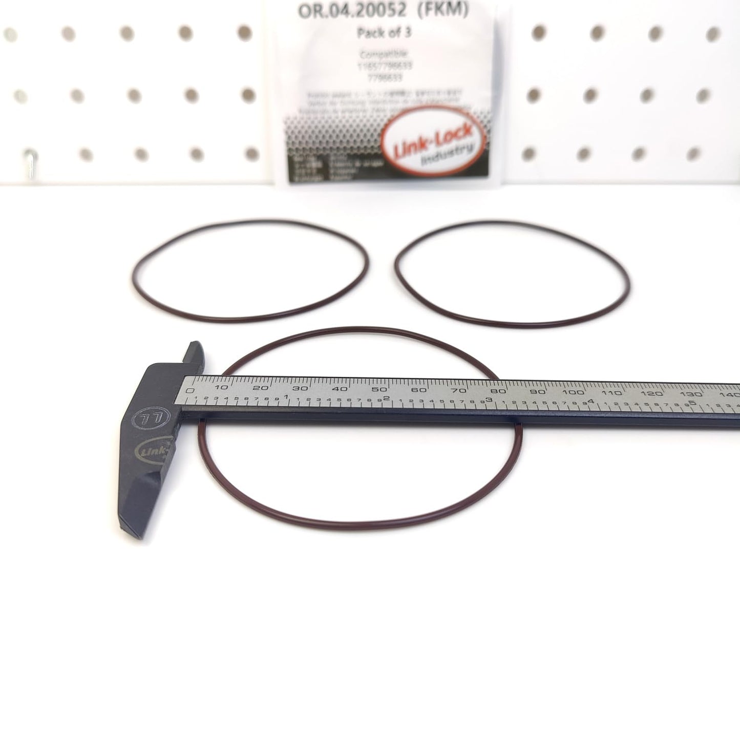 LINK-LOCK 3PCS OR.04.20052 FKM Viton Sealing O-Ring Kit of Intake Manifold 11657796633 7796633 for BMW