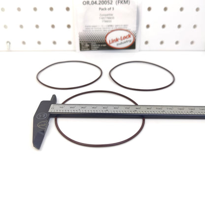 LINK-LOCK 3PCS OR.04.20052 FKM Viton Sealing O-Ring Kit of Intake Manifold 11657796633 7796633 for BMW