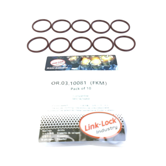 LINK-LOCK 10PCS OR.03.10081 FKMバイトンシーリングOリングキット オイルフィルター スクリーン 68374054AB JEEP-EFC EFH RAM-EFC EFH用