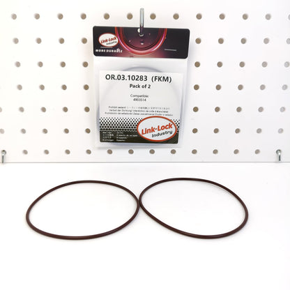 LINK-LOCK 2PCS OR.03.10283 FKM Viton Sealing O-Ring Kit of Fuel Pump 4903514 for CUMMINS-ISX-385ST ISX-435 ISX-460 ISX-425 for QSX15-560 for KAMAZ-ISX-530