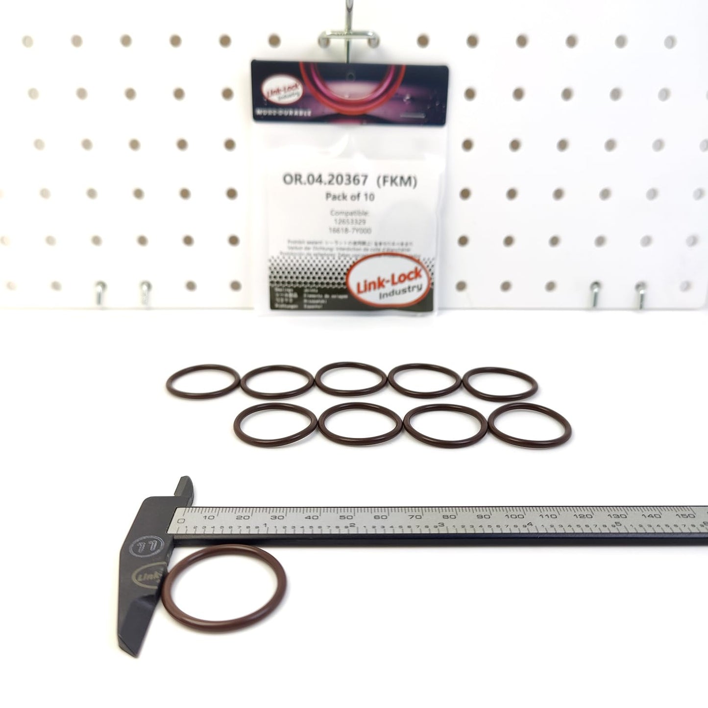 LINK-LOCK 10PCS OR.04.20367 FKM Viton Sealing O-Ring Kit of Fuel Line 12653329 16618-7Y000 for CHEVROLET for NISSAN