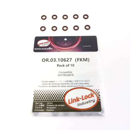 LINK-LOCK 10PCS OR.03.10627 FKM Viton Sealing O-Ring Kit of Exhaust Gas Recirculation Valve WHT002287B For AUDI For VW