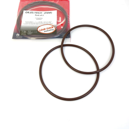 LINK-LOCK 2PCS OR.03.10431 FKM Viton 117.5×5.34 Sealing Universal O-ring Kit 3029625 For CUMMINS