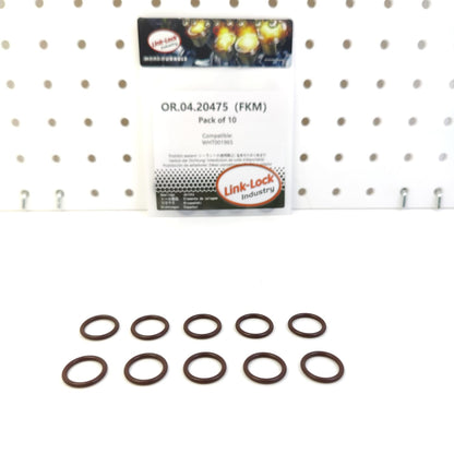 LINK-LOCK 10PCS OR.04.20475 FKM Viton Sealing O-Ring Kit of Turbo Oil Return Line WHT001965 for AUDI
