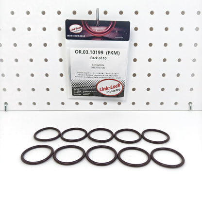 LINK-LOCK 10PCS OR.03.10199 FKM Viton Sealing O-Ring Kit of Oil Suction Pipe 99970737540 For PORSCHE-MAB MDB M96 MA1 M97
