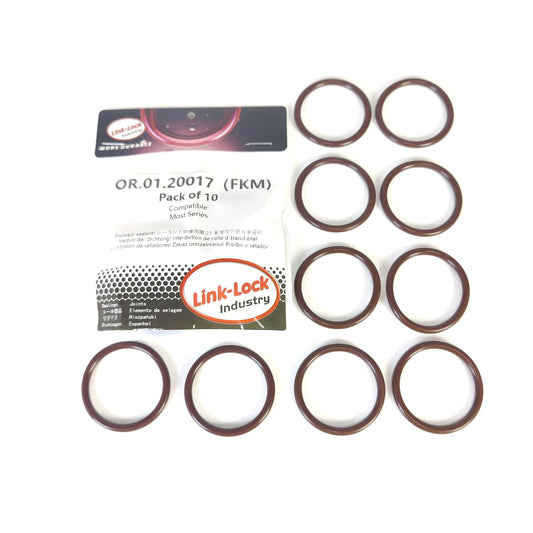 LINK-LOCK 10PCS FKM Viton OR.01.20017 Engine coolant pipe / Water hose O-Ring BMW MOST for BMW MOST