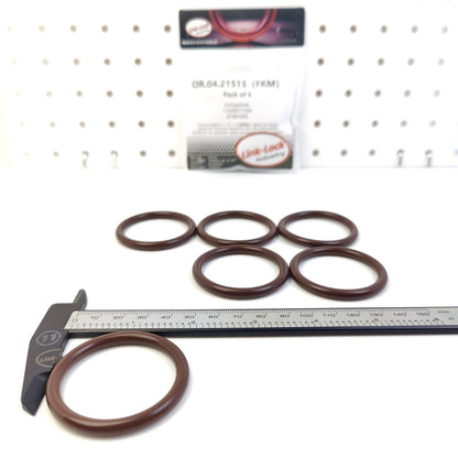 LINK-LOCK 6PCS OR.04.21515 FKM Viton Sealing O-Ring Kit of Inflatable guide piece / AGR 11658571304 21087699 for BMW-N57 B57