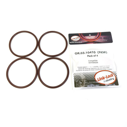 LINK-LOCK 4PCS OR.03.10410 FKM Viton Sealing O-Ring Kit of Throttle valve connection WHT006226 For AUDI