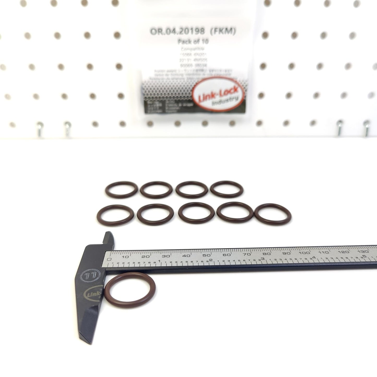 LINK-LOCK 10PCS OR.04.20198 FKM Viton Sealing O-Ring Kit of Engine Crankshaft Position Sensor 15066-6N201 22131-4M505 90069-38034 for TOYOTA for NISSAN